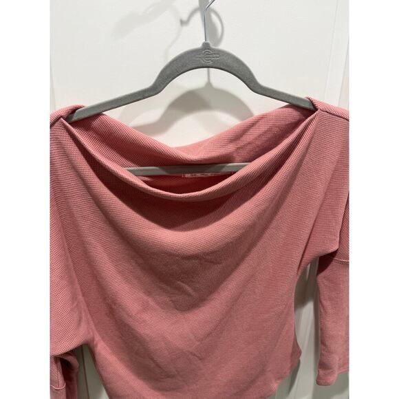NWT Free People We The Free Fuji Thermal Top in Rose Sz XS - Picture 3 of 11